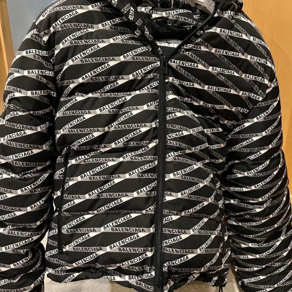 Balenciaga Puffer Jacket. Size 38, Slightly Used